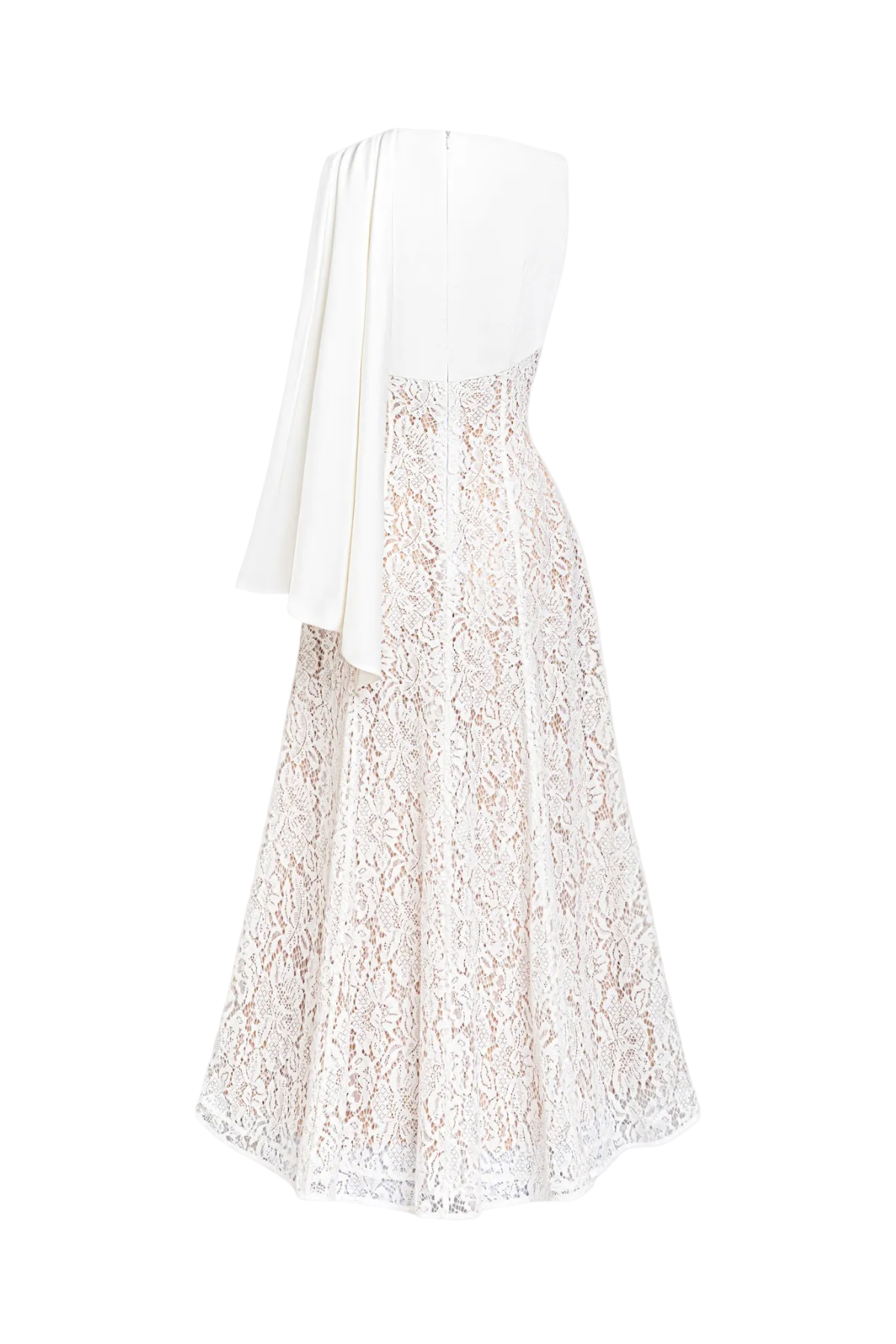 Litare Sleeveless Lace Scarf Maxi Dress