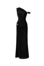 Deline Sheath Gathered Spandex Ankle Length Dress