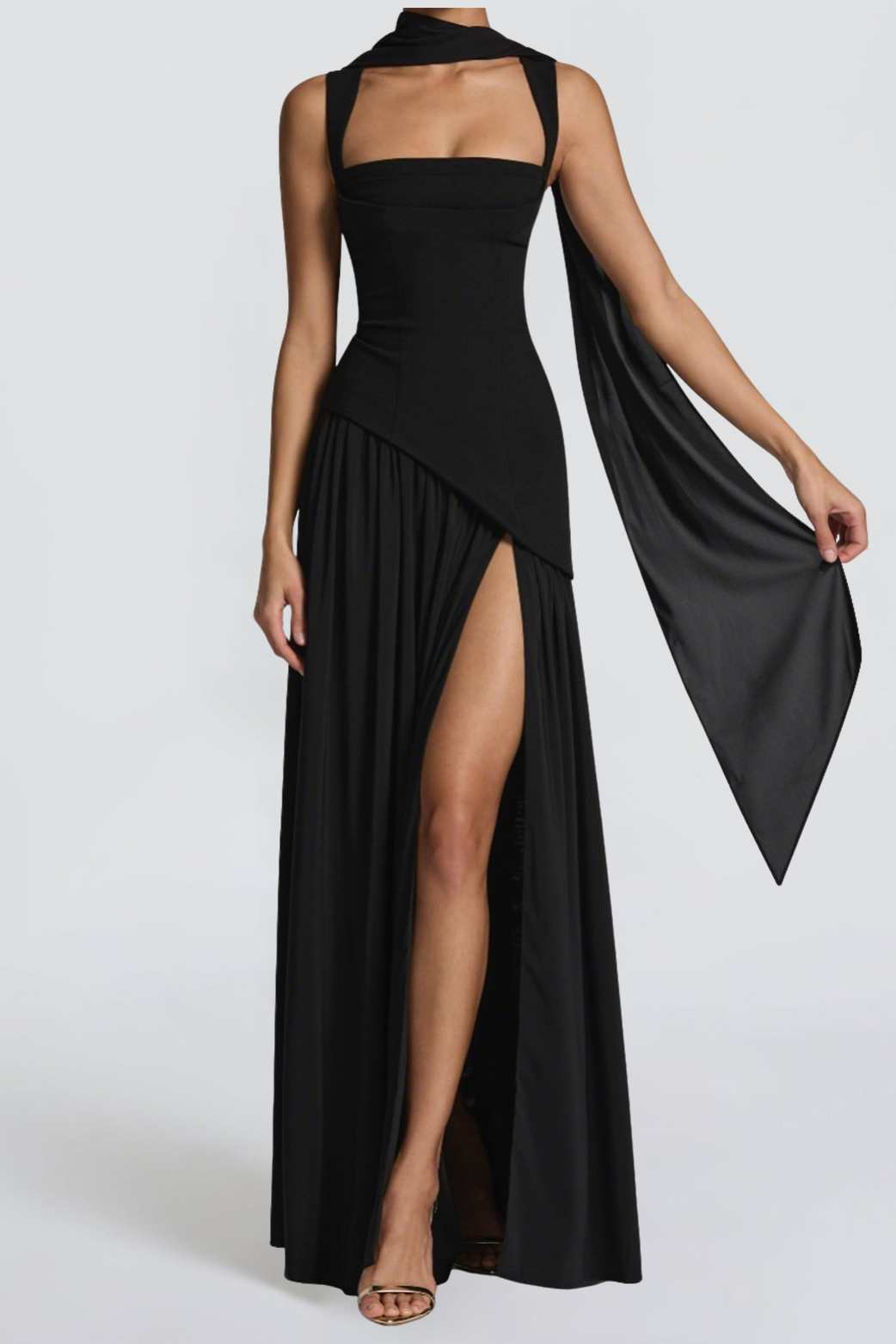 Tullulah Maxi Dress - Black