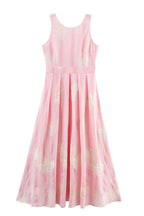 Crochet Sleeveless Backless Maxi Dress In Pink