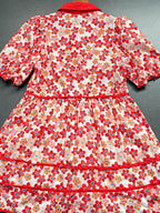 Floral Print Collared Mini Dress