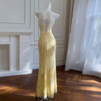 Nefertiti Maxi Dress - Lemon