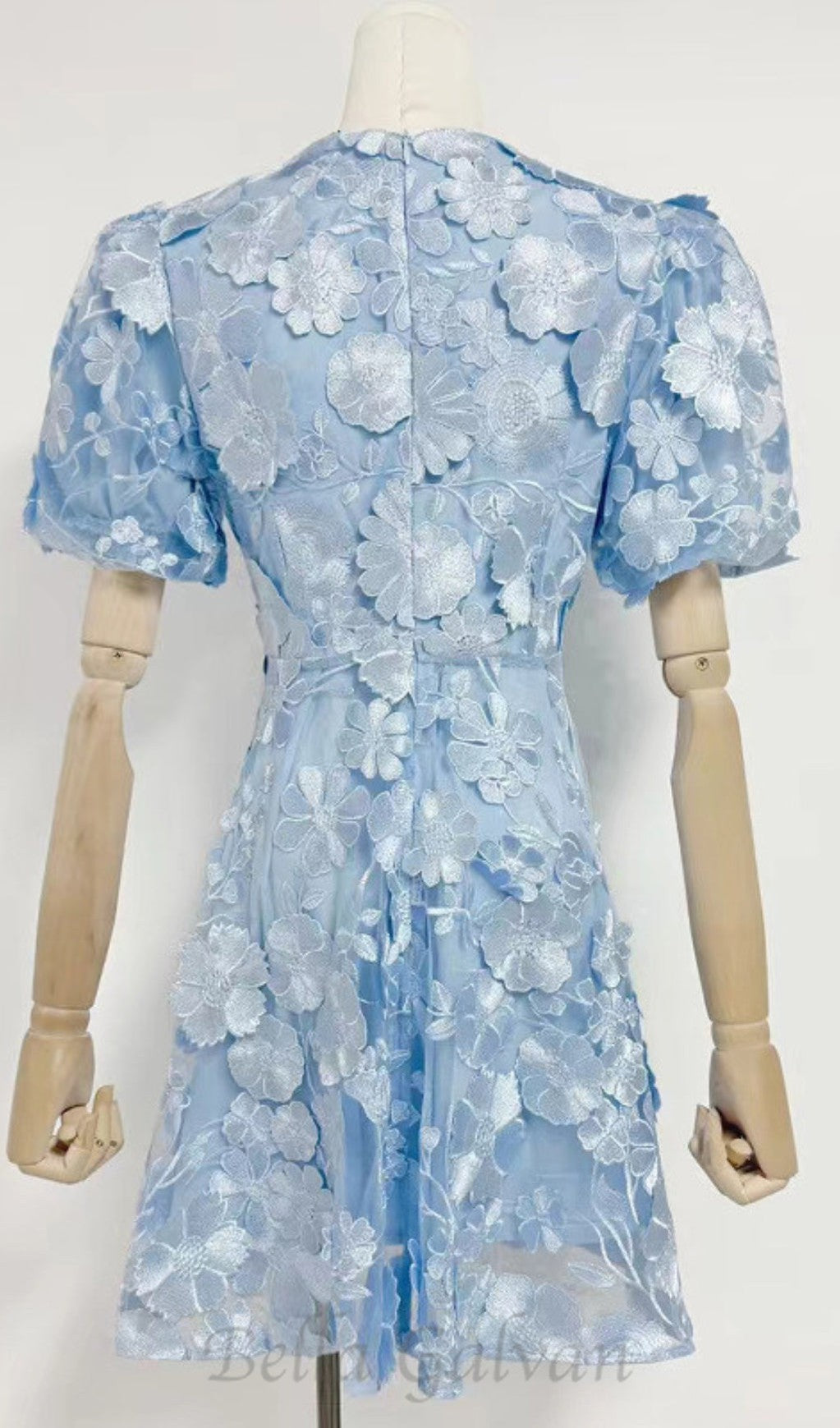 Flowering Girl Women CHAYAN FLOWER EMBROIDERY MINI DRESS