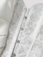 Retro Satin Strapless Corset Top