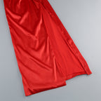 Flowering Girl Women Elma One-Shoulder Crystal Detail High Slit Maxi Dress In Red