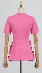 Flowering Girl Women trista Flower Two-Piece Set in pink