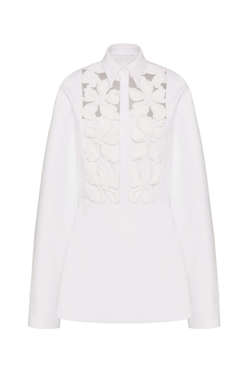 Flowering Girl Women Juliete Floral Cutout Long Sleeves Shirtdress