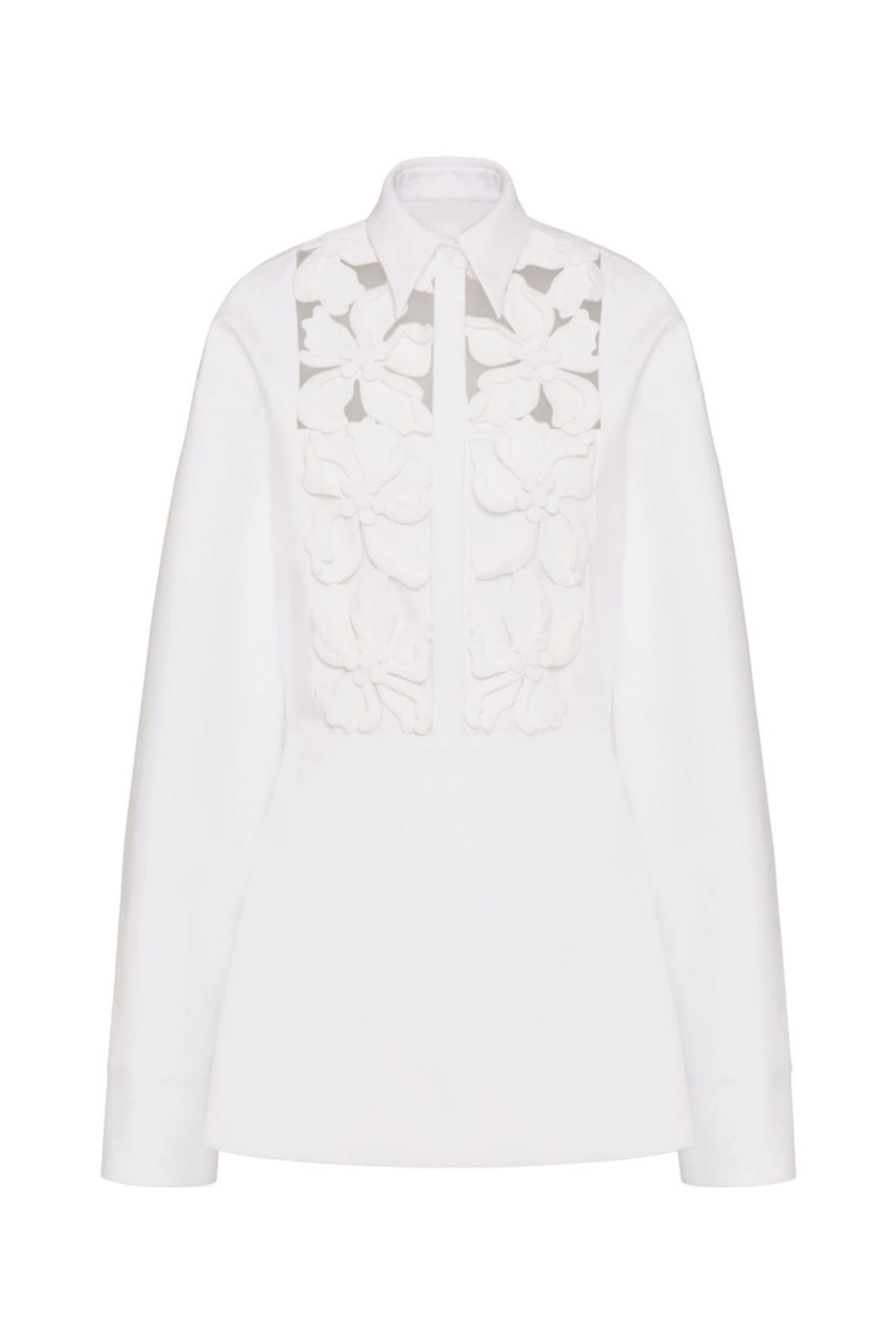 Flowering Girl Women Juliete Floral Cutout Long Sleeves Shirtdress