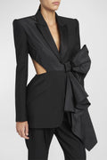 Flowering Girl Women Layla Cut-Out Bow-Embellished Blazer