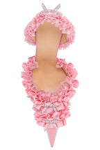 Flowering Girl Women Avah Bow-embellished Slingback Pumps - Pink