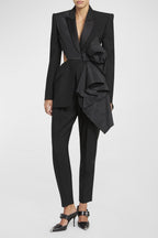 Flowering Girl Women Layla Cut-Out Bow-Embellished Blazer