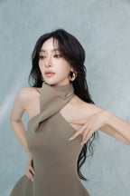 Ayate Twist Mini Dress