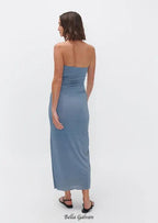Flowering Girl Women Odessa Dress in Sidewalk Grey