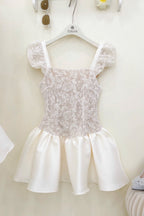 Iraiay Crochet Embroidery Mini Dress