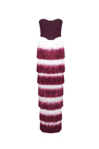 ashley Gradient Fringe Corset Two Piece Bandage Set