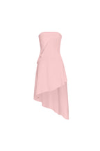 Flowering Girl Women Asymmetric Midi Dress In Pink