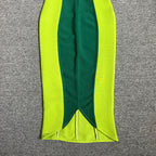Flowering Girl Women GREEN BANDAGE SLIP MIDI DRESS