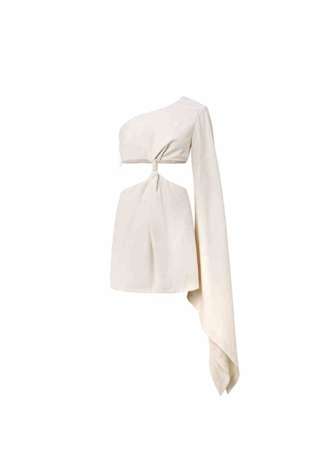 Flowering Girl Women Asymmetry One Shoulder Mini Dress