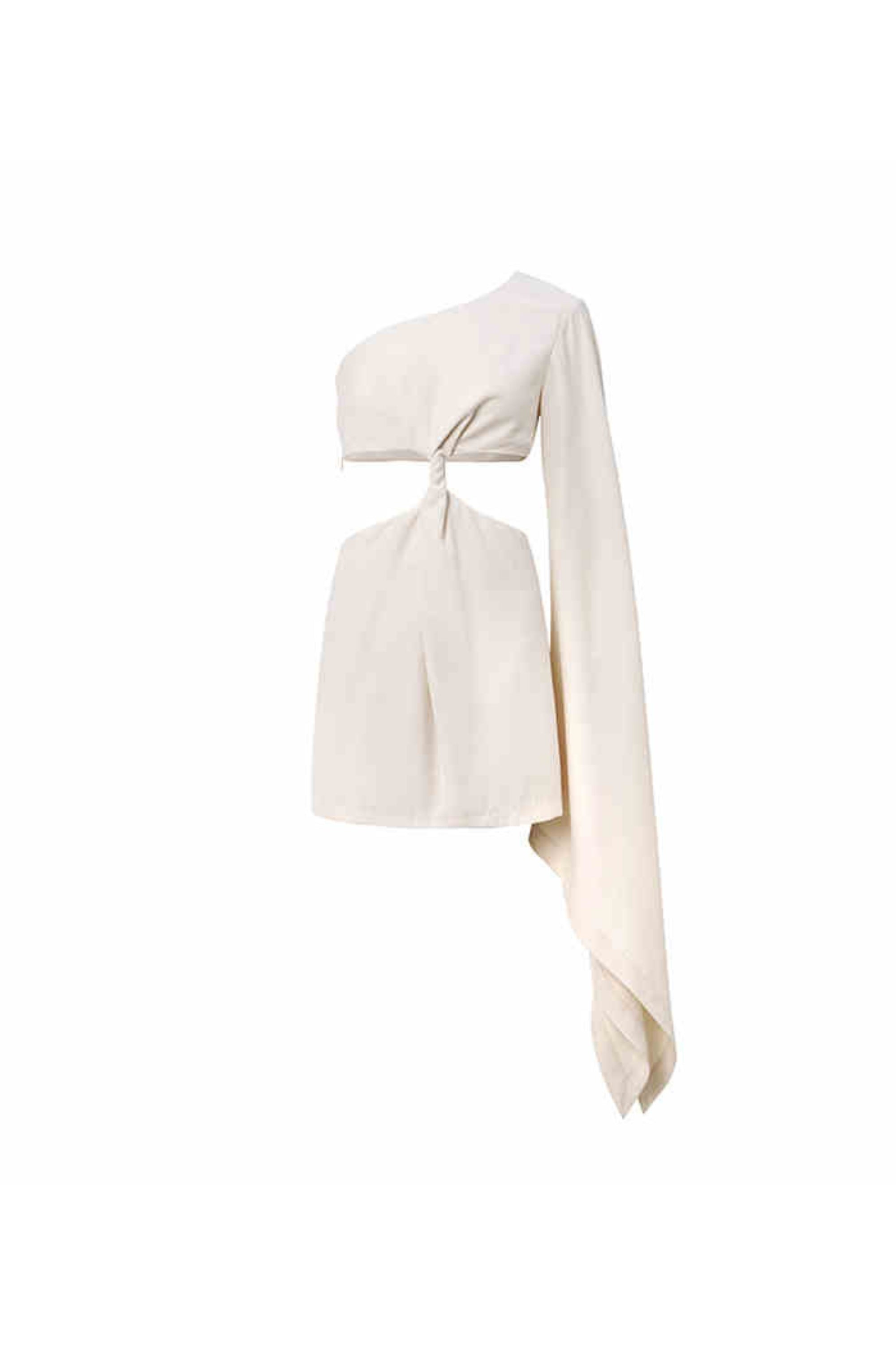 Flowering Girl Women Asymmetry One Shoulder Mini Dress