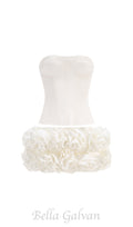 Flowering Girl Women CLEGG WHITE CORSET FLOWER TWO-PIECE SET