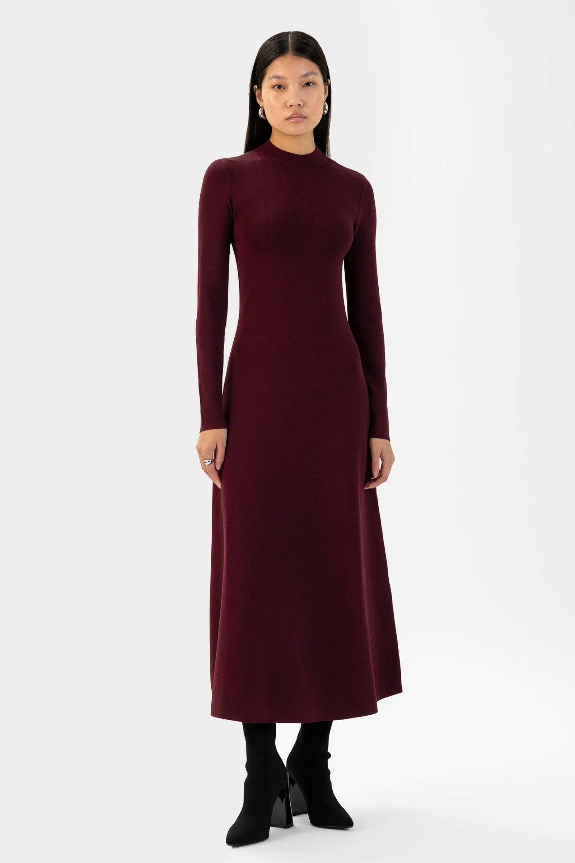 Flowering Girl Women Merlot Maxi Dress