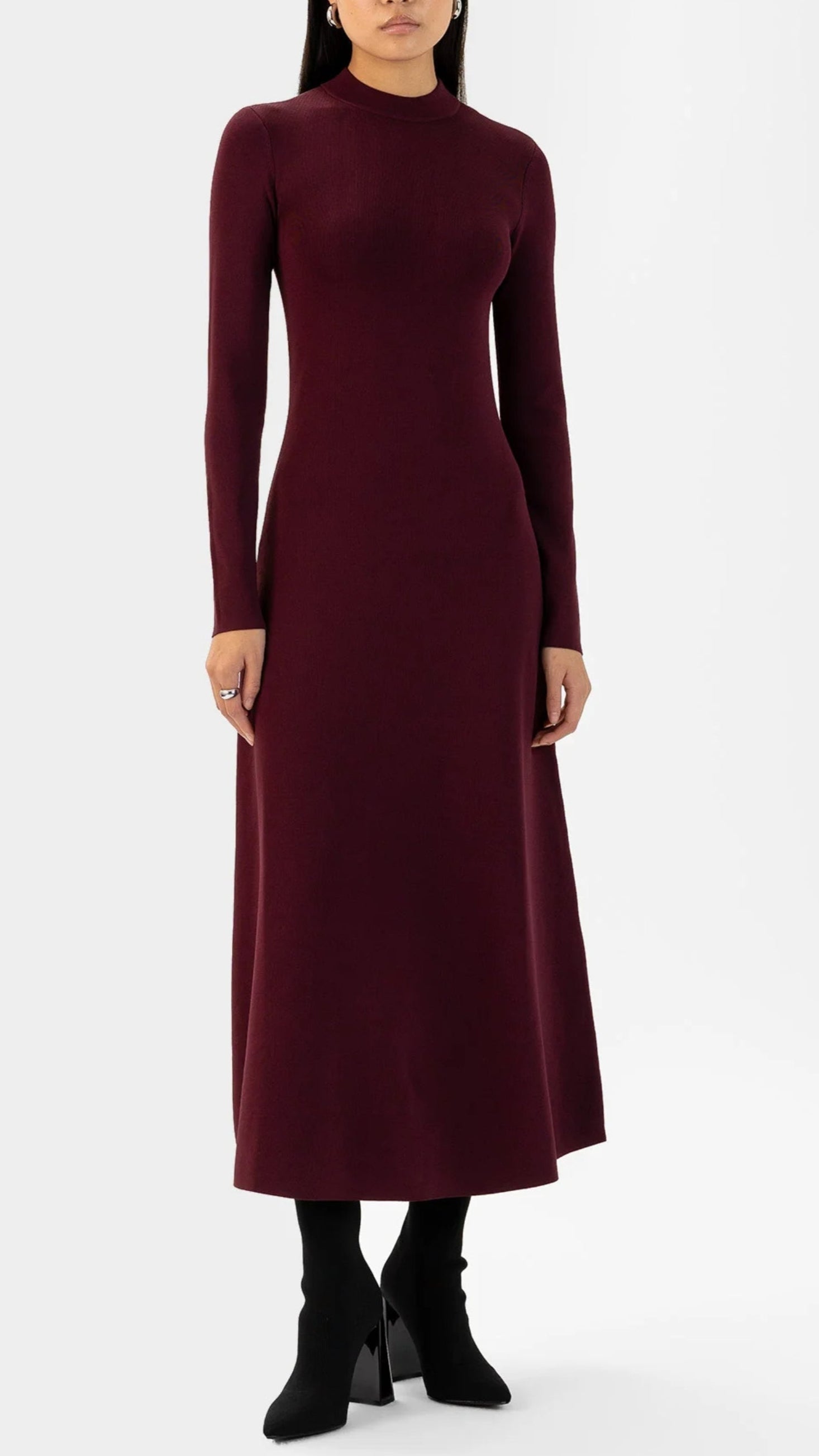 Flowering Girl Women Merlot Maxi Dress