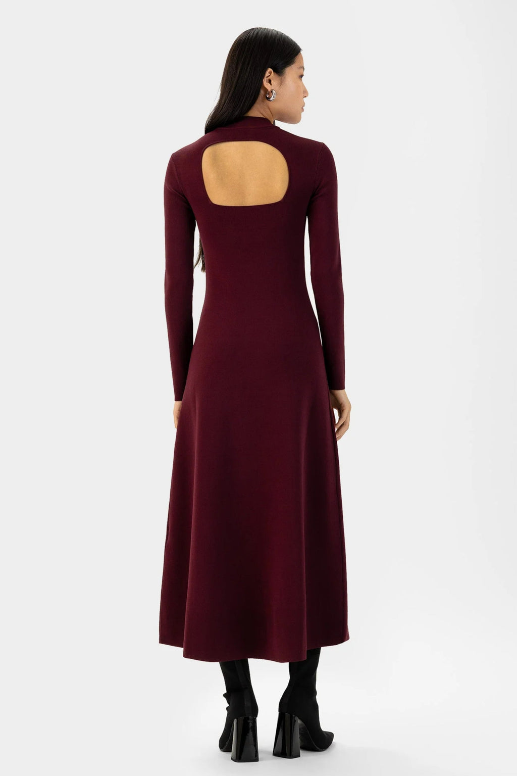 Flowering Girl Women Merlot Maxi Dress