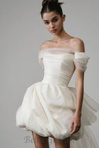 Flowering Girl Women Keira strapless Mini Dress In White