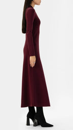 Flowering Girl Women Merlot Maxi Dress