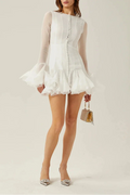 Flowering Girl Women Jocelyn Ruffled Mini Dress