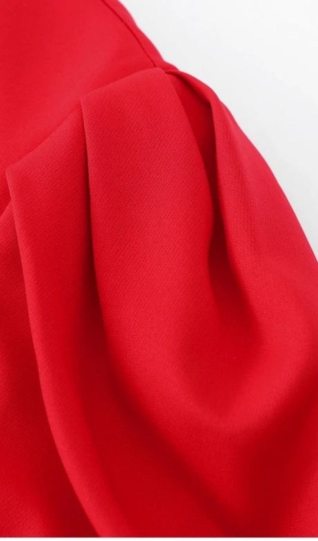 Flowering Girl Women Heart-Shaped Cutout Crêpe Mini Dress In Red