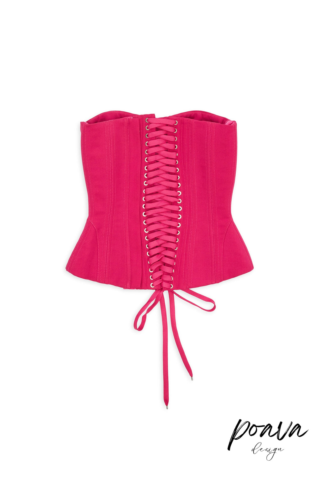 Flowering Girl Women Clegg Pink Corset Flower Two-Piece Set