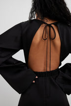 Flowering Girl Women Open Back Mini Dress