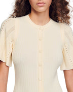 Flowering Girl Women Menia knit Midi Dress in beige