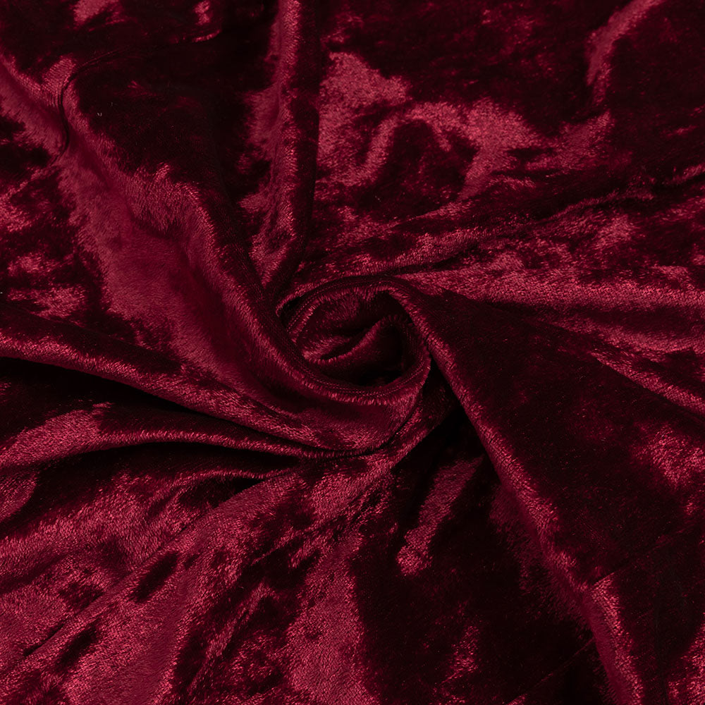 Flowering Girl Women Velvet High Neck Hollow Waist maxi Dress in burgundy