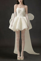 Flowering Girl Women Dervla Strapless Bow Mini Dress