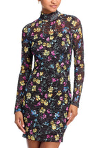Puckered Lace Dress