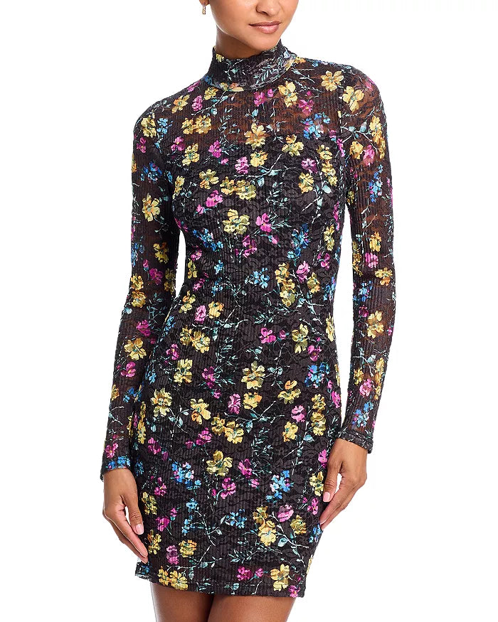Flowering Girl Women Puckered Lace Dress