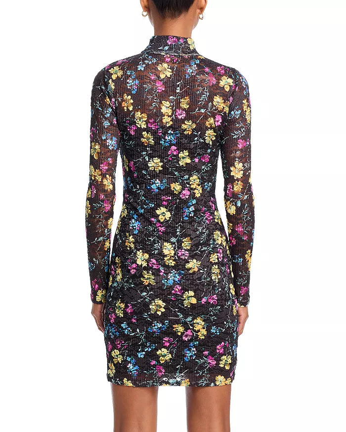 Flowering Girl Women Puckered Lace Dress