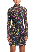 Puckered Lace Dress