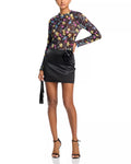 Flowering Girl Women Floral Puckered Lace Top