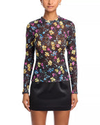 Flowering Girl Women Floral Puckered Lace Top