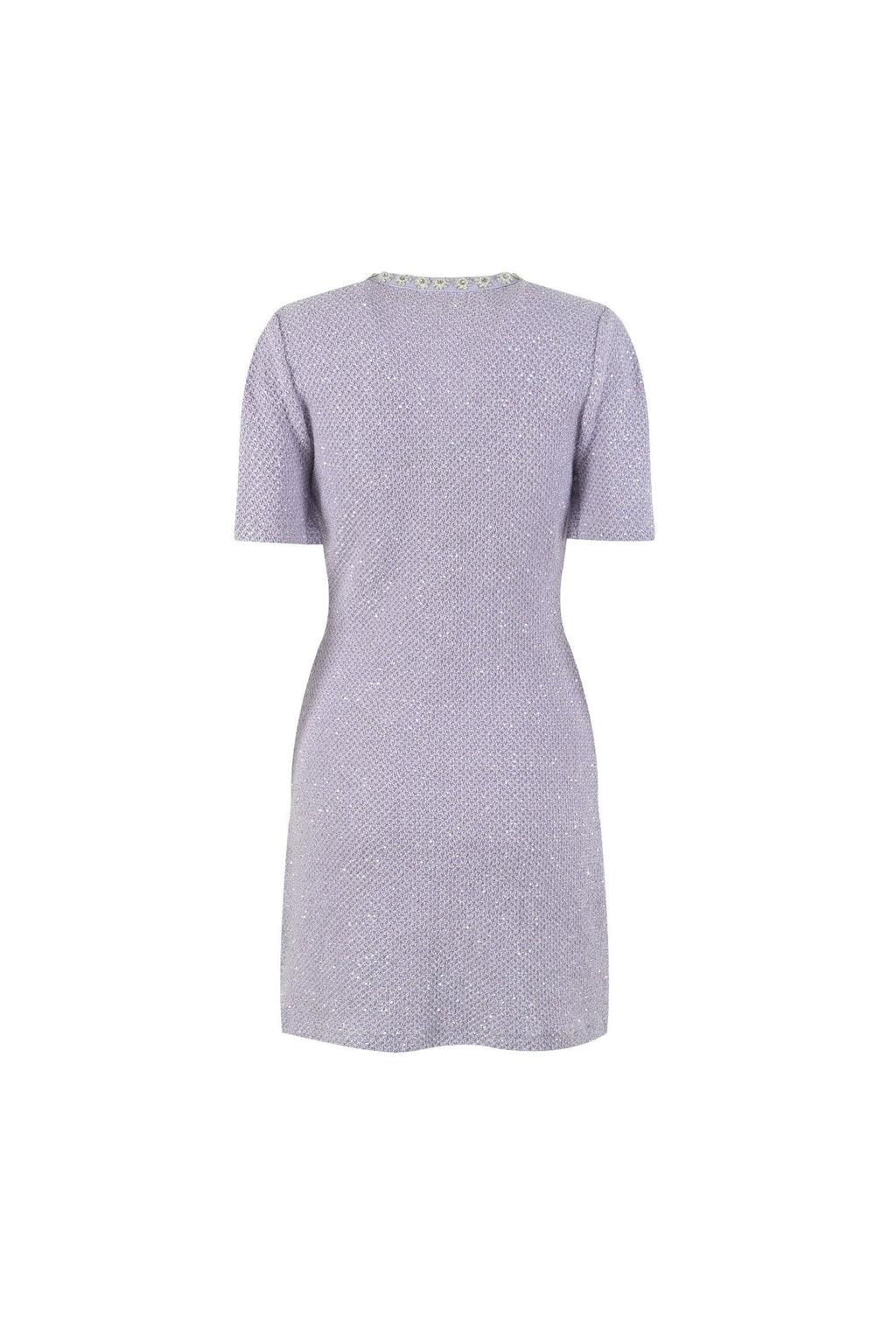 Flowering Girl Women Sequin-Embellished Knitted Mini Dress