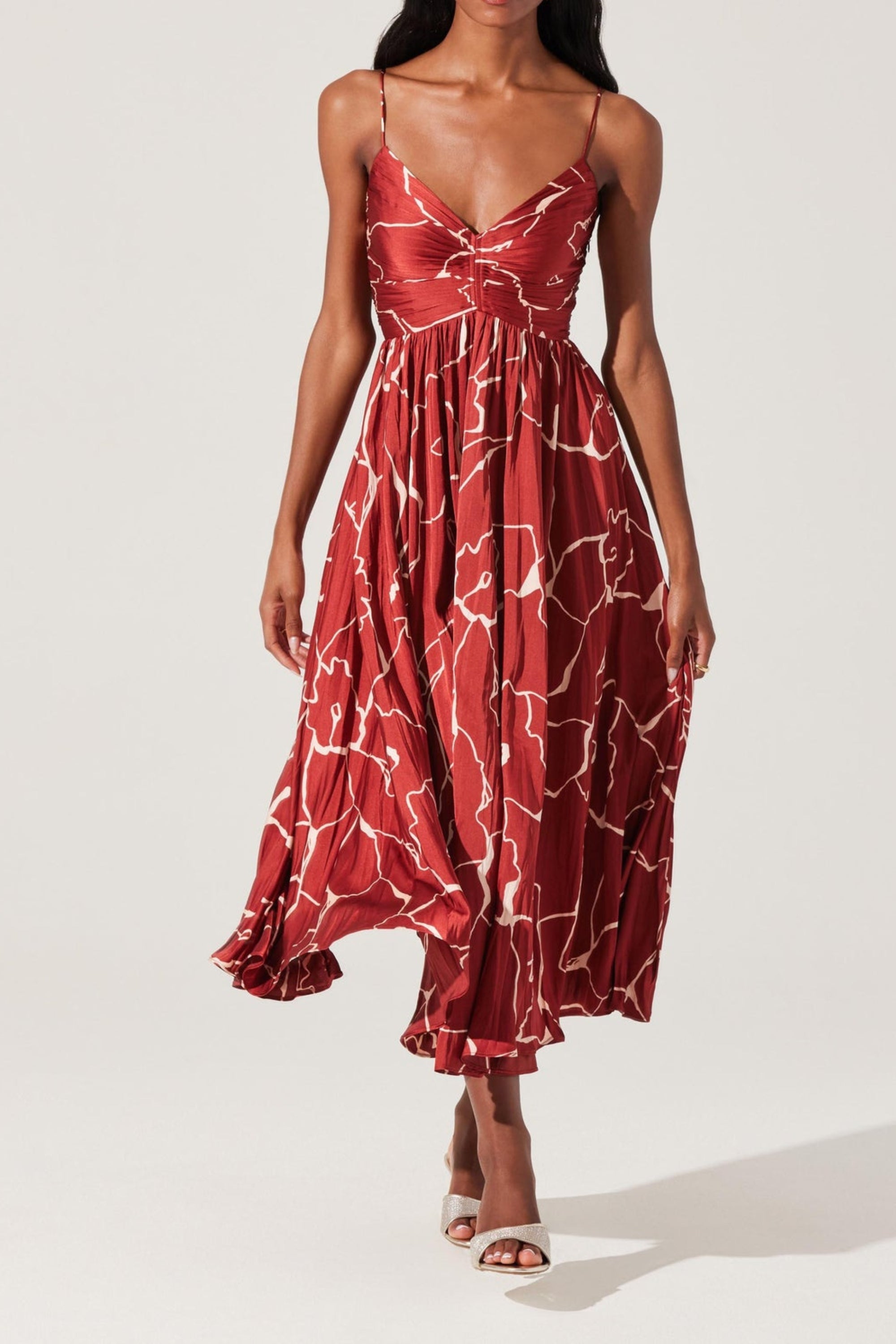 Flowering Girl Women Maeve Pleated Midi Dress