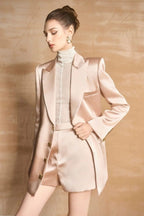 Flowering Girl Women Amelia Blazer Dress In Champagne