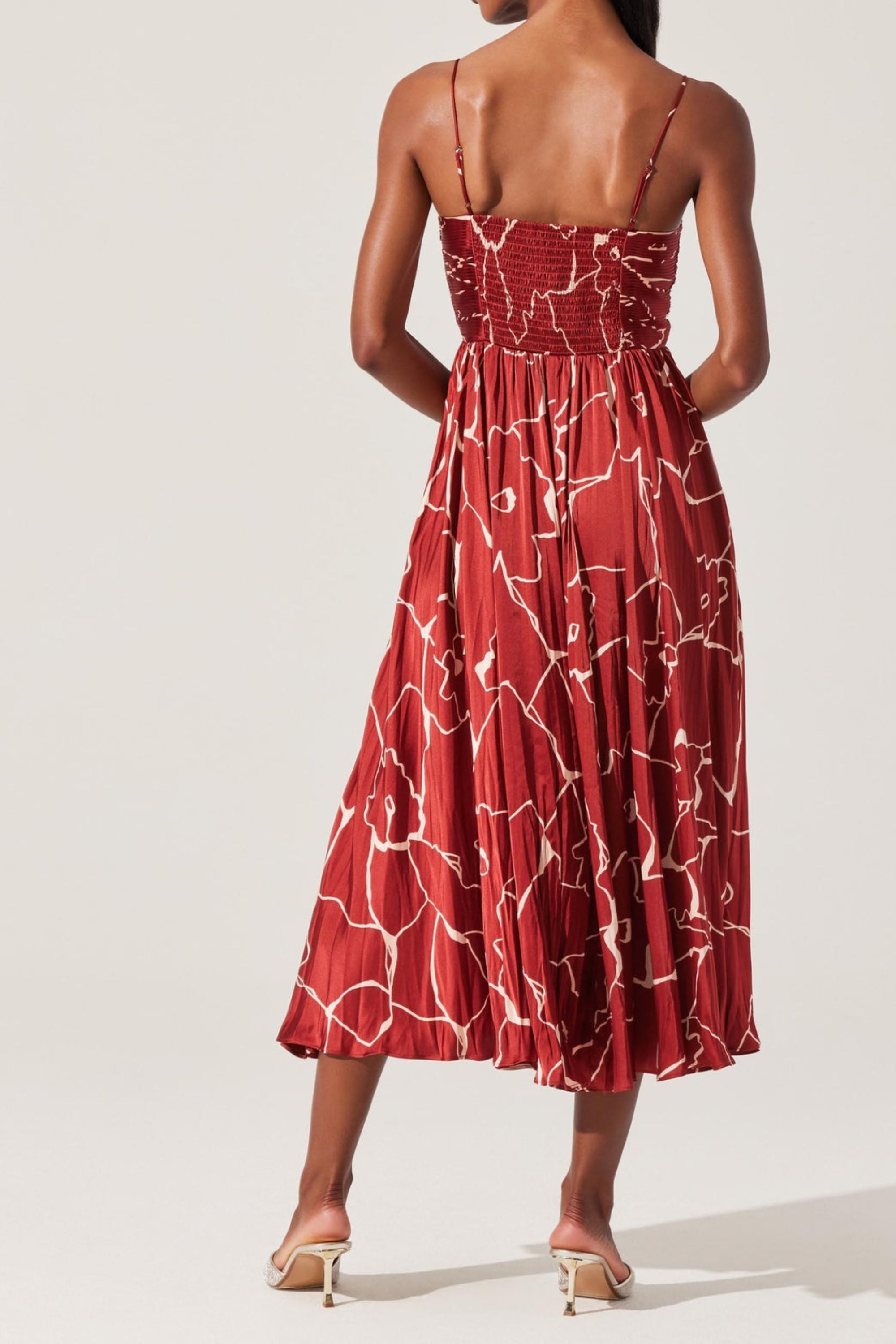 Flowering Girl Women Maeve Pleated Midi Dress