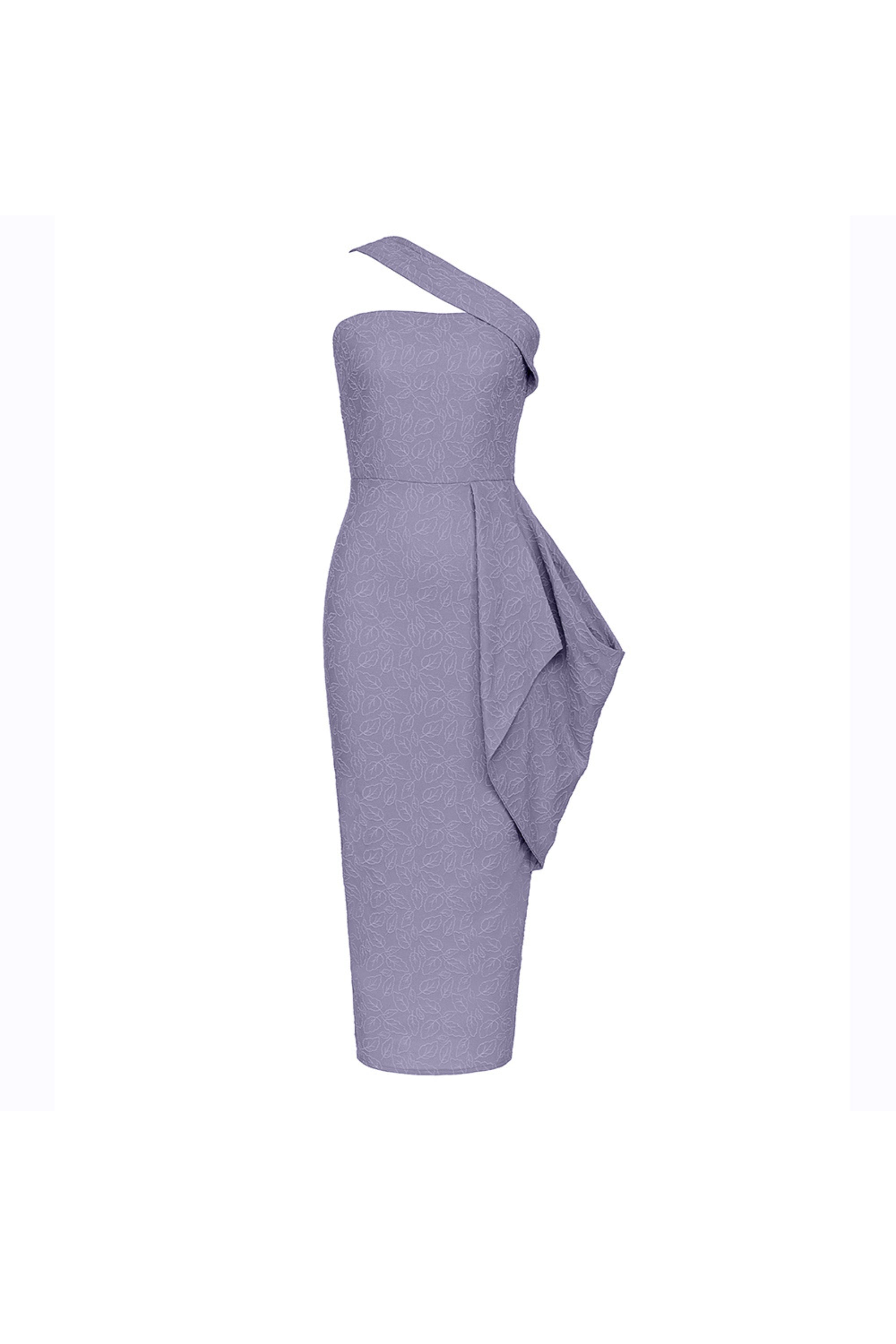 Flowering Girl Women Bandage Split Midi Dress In Purple