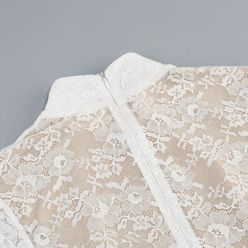 Lace Corset Mini Dress
