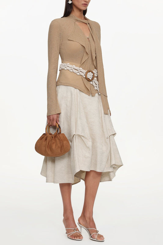 Kezia Woven Top And Skirt Set