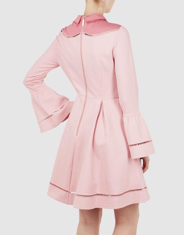 Flowering Girl Women skater mini dress in pink